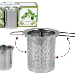 Stainless Steel Tea Strainer with Folding Handles