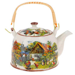Teapot + Strainer – House, 900ml