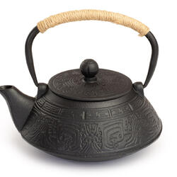 Cast-iron Teapot + Strainer – Black, 800ml