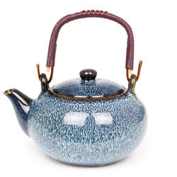 Ceramic tea pot 750 ml - blue