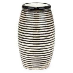 Ceramic Mate Gourd Noir & Crème – 260ml