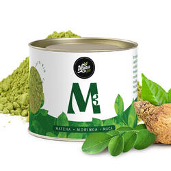 M3 - MATCHA, MORINGA, MACA BIO - Gift Tin 40g